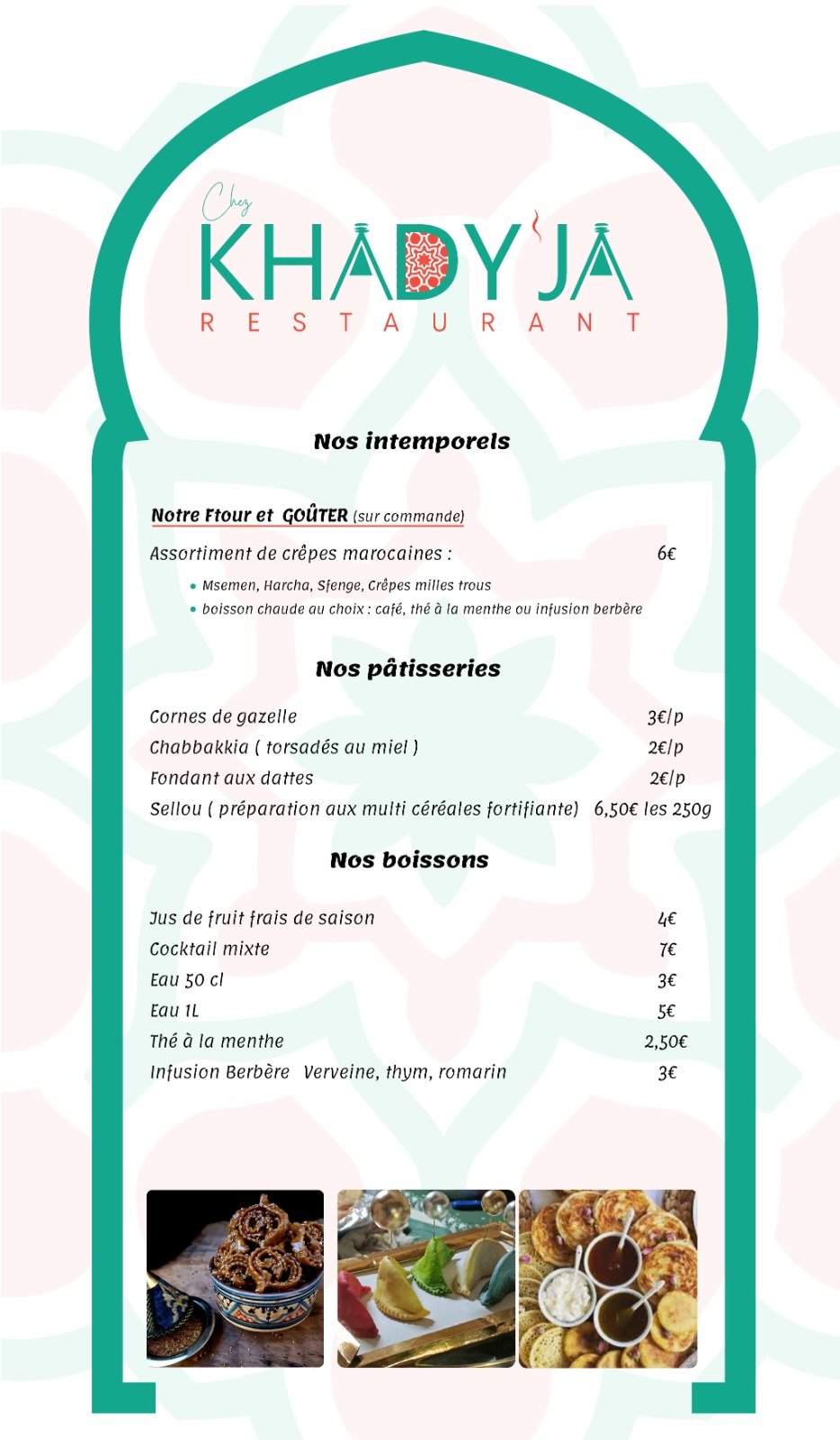 Menu page 2